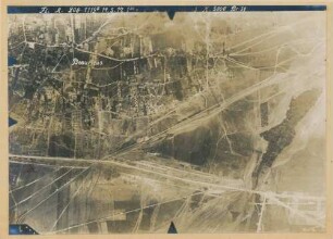 Foto der Stellungen südöstlich von Beaurieux (Luftbild)