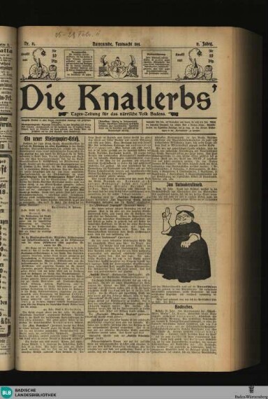 Titelseite einer Zeitung