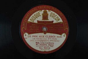 Le pre aux clercs : Les rendez-vous: 2eme partie / (Hérold)