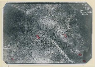 Foto von Stellungen nordwestlich von Chattancourt (Luftbild)