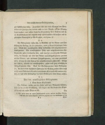 Von den uranfänglichen Gebirgsarten