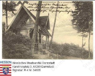 Jugenheim an der Bergstraße, Schutzhütte im Wald