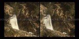 Kleiner Wasserfall des Finelebachs, bei Meran