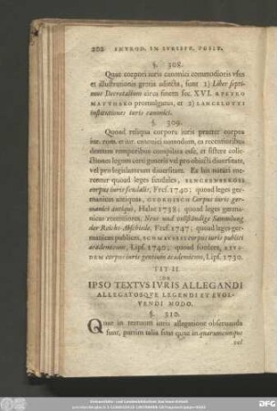 Tit. II. De Ipso Textus Iuris Allegandi Allegatosque Legendi Et Evolvendi Modo.