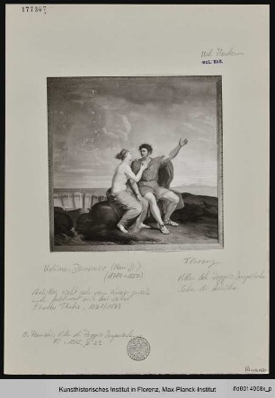 Achilles zieht sich vom Krieg zurück und beschwert sich bei seiner Mutter Thetis - Achille si lamenta d'avanti alla sua madre Tetis, ritirandosi dalla guerra