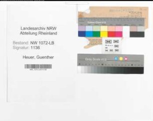 Entnazifizierung Guenther Heuer , geb. 02.02.1901 (Richter)