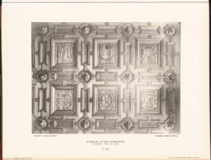 Standesamt an der Fischerbrücke, Berlin: Detail Decke Trauzimmer (aus: Neubauten der Stadt Berlin, Bd. IV, 1905)