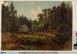 See inmitten einer Gebirgslandschaft