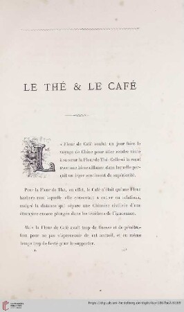 Le Thé & Le Café
