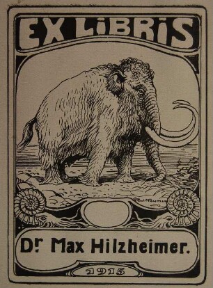 Hilzheimer, Max / Exlibris