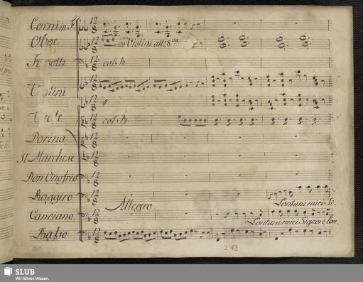 Quintetto: Lontani miei signori