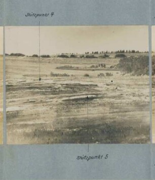 Foto feindlicher Anlagen gegenüber dem "Franzosenwald", Teil 3 (Rundbild)