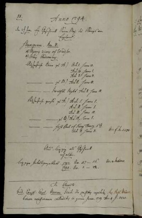 Ein Geschenck Seiner Maj. des Königs von England. - Aus Leipzig als Geschenck erhalten.