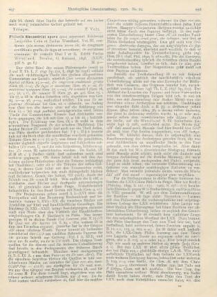 657-662 [Rezension] Cohn, Leopoldus (Ed.), Philonis Alexandrini opera quae supersunt. Vol. III