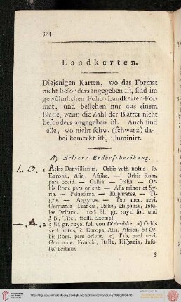 Landkarten (Nr. 1-751)