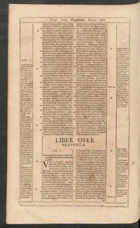 Liber Osee Prophetae