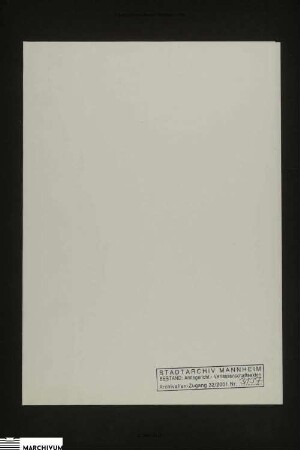 Vermögen des verstorbenen Johann Mathes