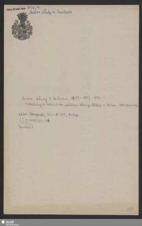 Nr. 4: Anton Klemens Theodor  an an Friedrich , 24.04.1828