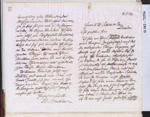 Schreiben an Seifert (Brief)