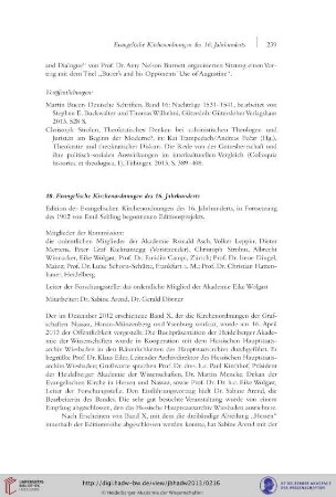 10. Evangelische Kirchenordnungen des 16. Jahrhunderts