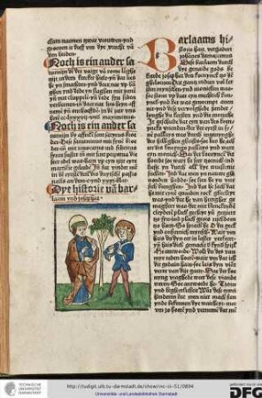 Dye historie van Barlaam ynd Josaphat