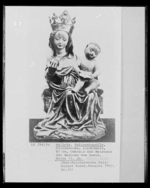 Sitzende Madonna mit Kind