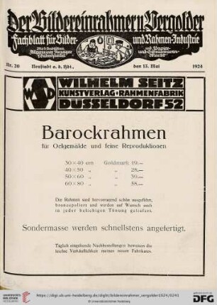 Nr. 20 (13. Mai 1924)