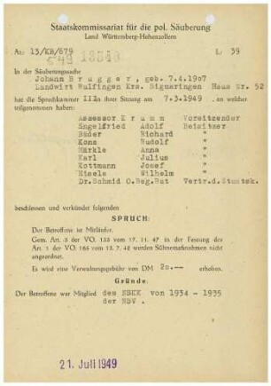 Brugger, Johann
