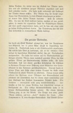 Ein genialer Verbrecher
