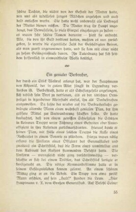 Ein genialer Verbrecher