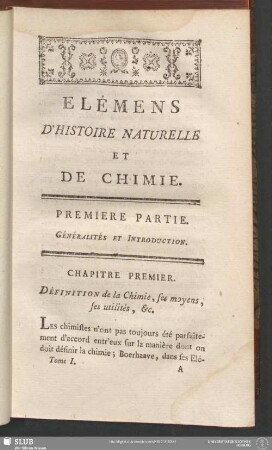 Premiere Partie. Généralités Et Introduction
