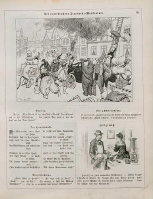"Der unterbrochene Feuerwehr-Maskenball" "Zeitgemäß"