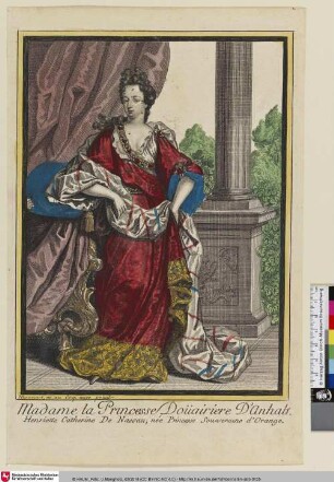 Madame la Princesse Douairiere D'Anhalt