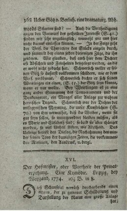Der Hofmeister, oder Vortheile der Privaterziehung. Eine Komödie.