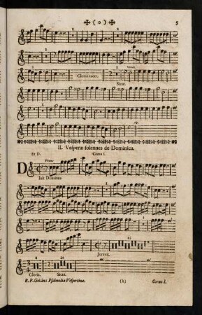 5-9, II. Vesperae solennes de Dominica