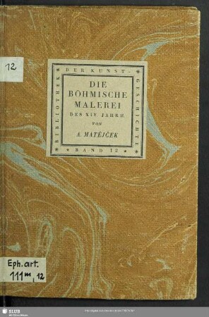 Die böhmische Malerei des XIV. Jahrhunderts