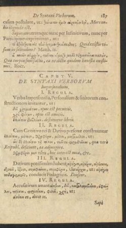 Caput V. De Syntaxi Verborum Impersonalium