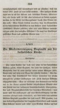 554-570 Die Wiedervereinigung Englands mit der katholischen Kirche : Fortsetzung