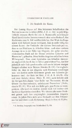 21: Epigraphische Miscellen