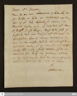 Brief von August Hermann Francke an Joachim Lange.