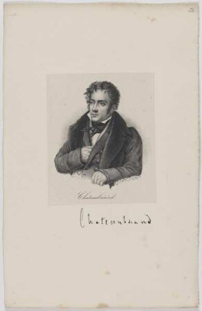 Bildnis des François René de Chateaubriand