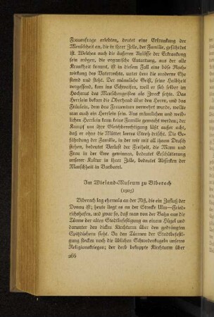 Im Wieland-Museum zu Biberbach