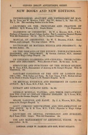 Oxford essays. 1856