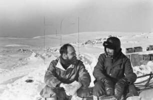 Wordie-Bucht : Dr. Wilhelm Dege und Gustav Scheidweiler