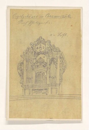 „Orgelgehäuse in Chrzumczütz“