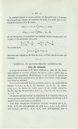 QUESTIONS DE MATHÉMATIQUES ÉLÈMENTAIRES.