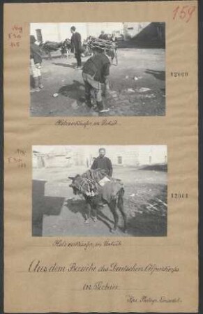 Holzverkäufer in Üsküb