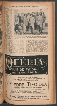 La vuelta de la misión Legendre