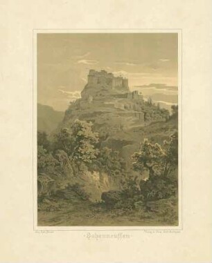 Festung Hohenneuffen mit Bastionen