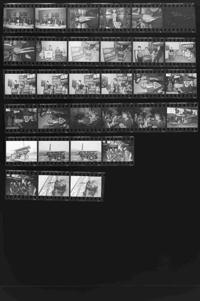 Interschau '90 - Internationale Fachmesse für Schausteller und Freizeittechnik, 13.-15.01.1990, Messe Stuttgart-Killesberg: Pressekonferenz, Werbeaufnahmen